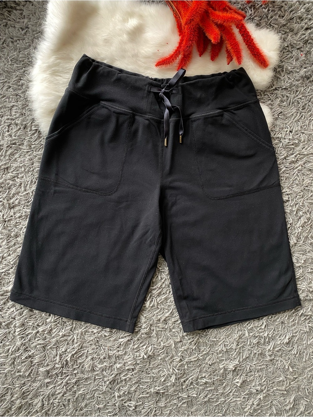Lululemon Be Still Shorts Long Black